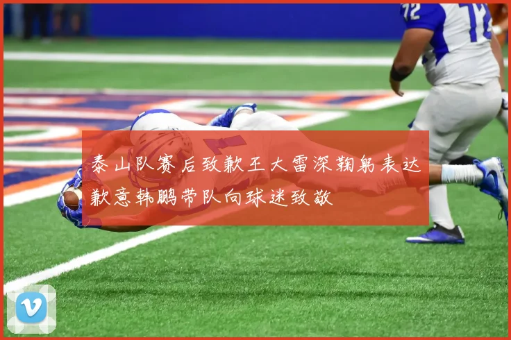 泰山队赛后致歉王大雷深鞠躬表达歉意韩鹏带队向球迷致敬